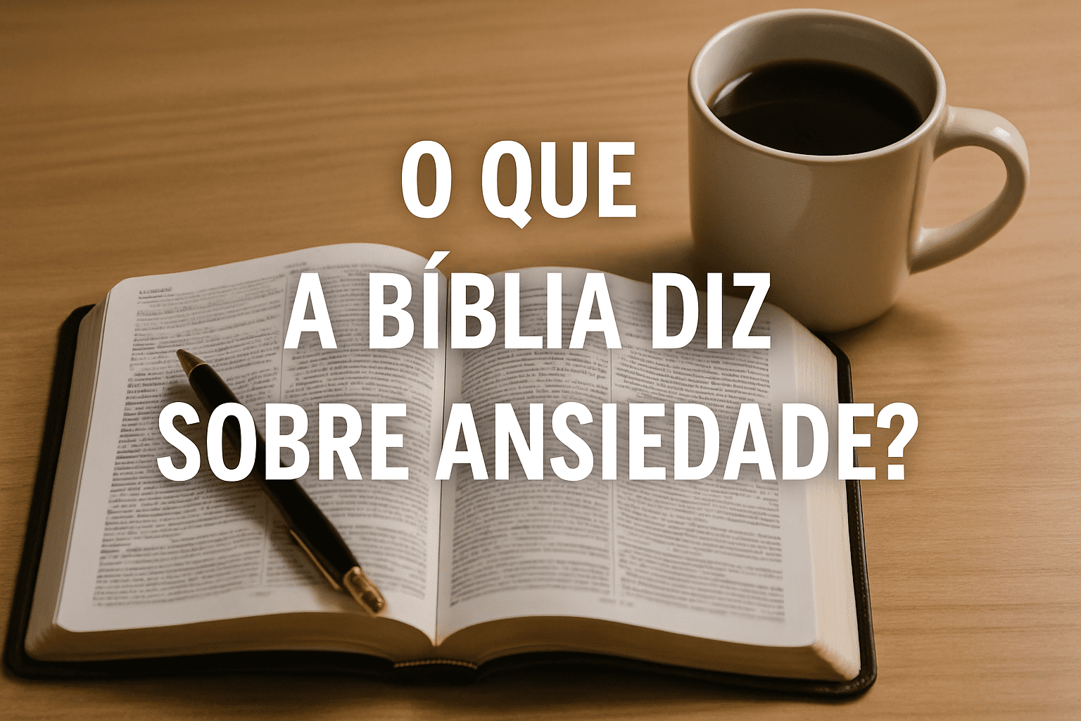 O que a Bíblia diz sobre ansiedade?
